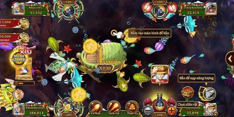 Hệ thống nhân vật hải tặc trong game