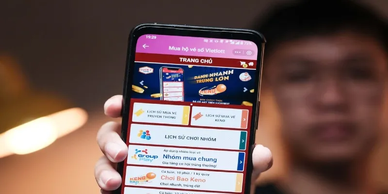 Đặt mua ngay trên app Momo vô cùng tiện lợi